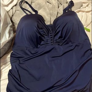 Cacique Gorgeous Blue Swim Top